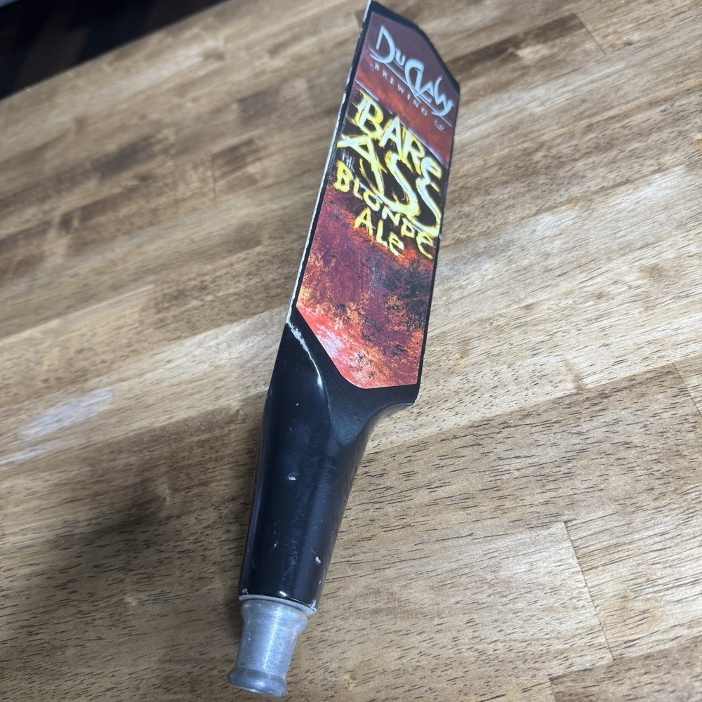 DuClaw Bare Ass Blonde Ale Beer Tap Handle Draft Bar Man Cave 9" Used